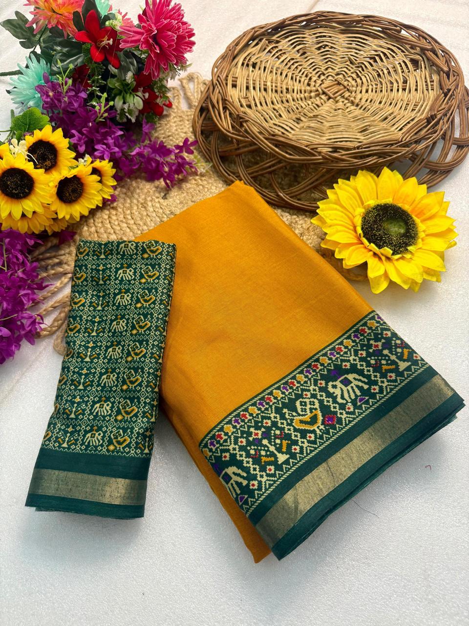 Ikkat Saree