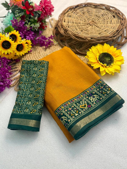 Ikkat Saree