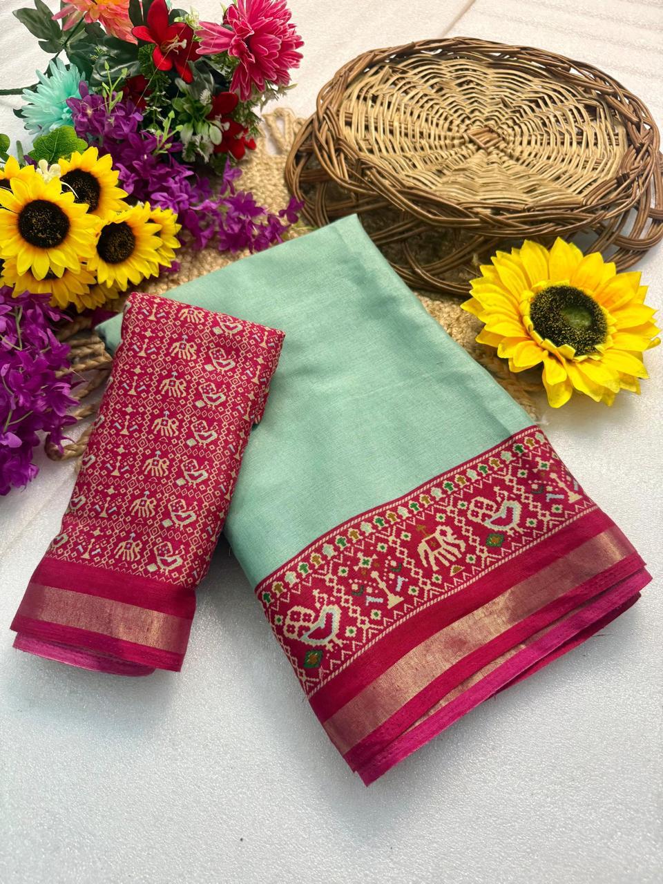 Ikkat Saree