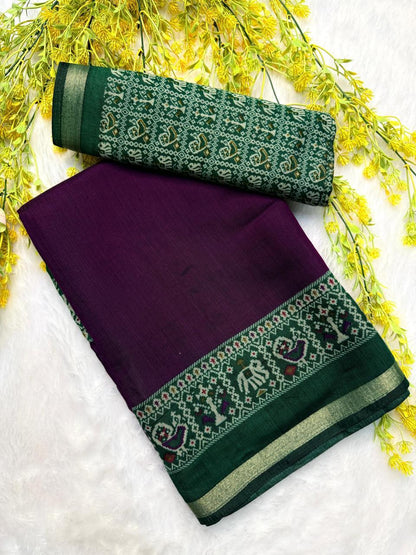 Ikkat Saree