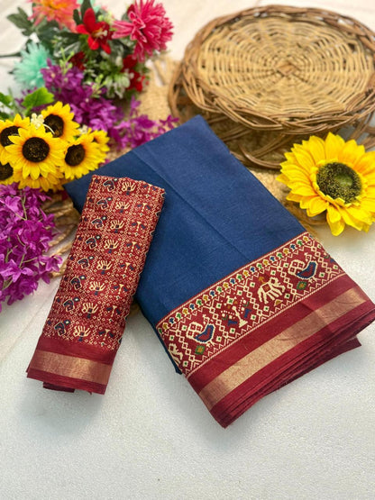 Ikkat Saree