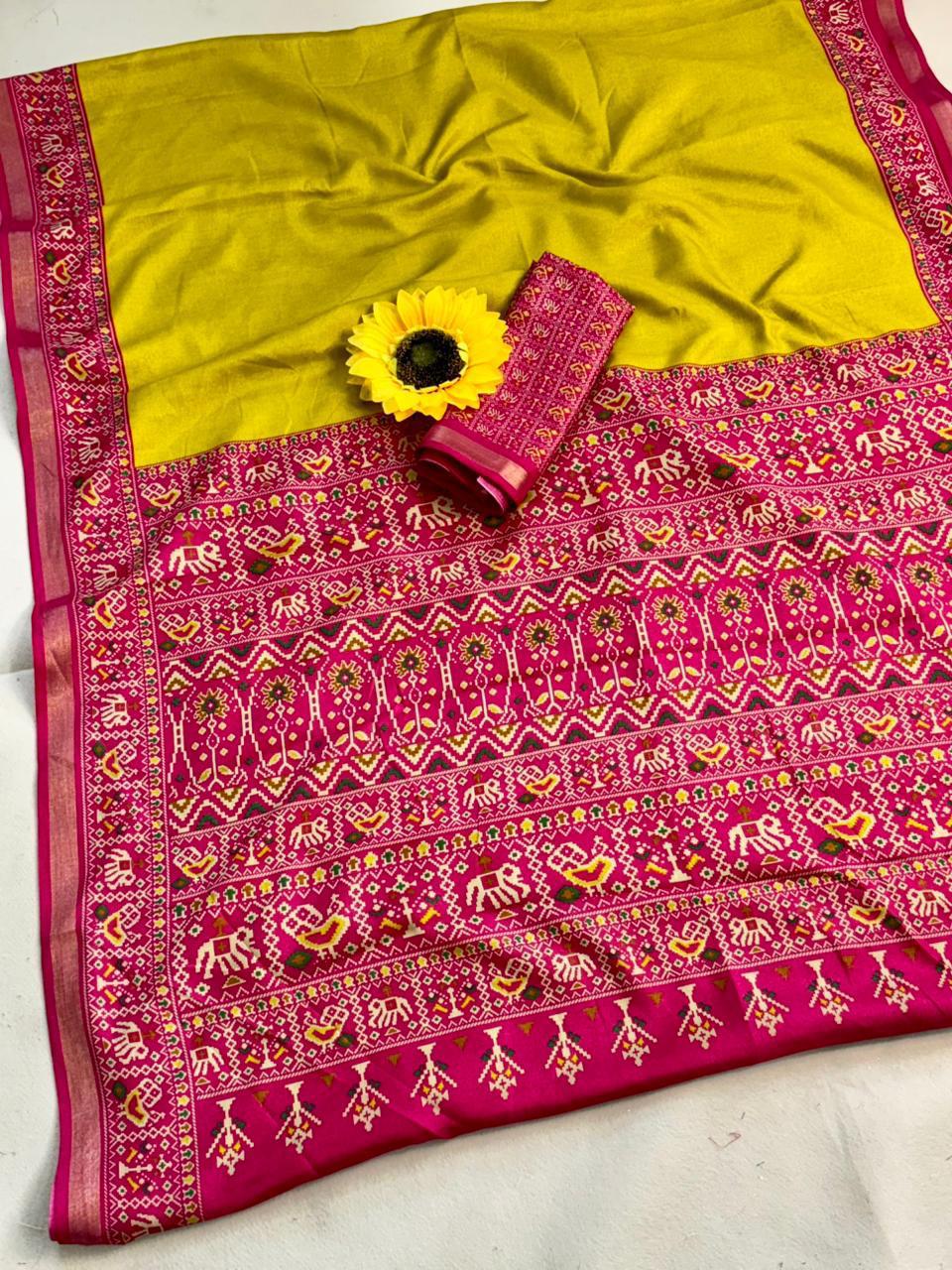 Ikkat Saree