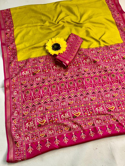 Ikkat Saree