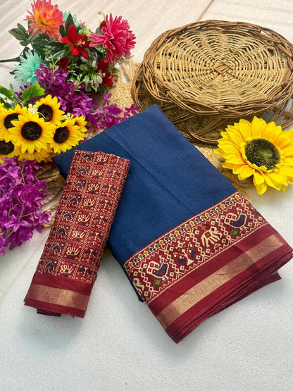 Ikkat Saree
