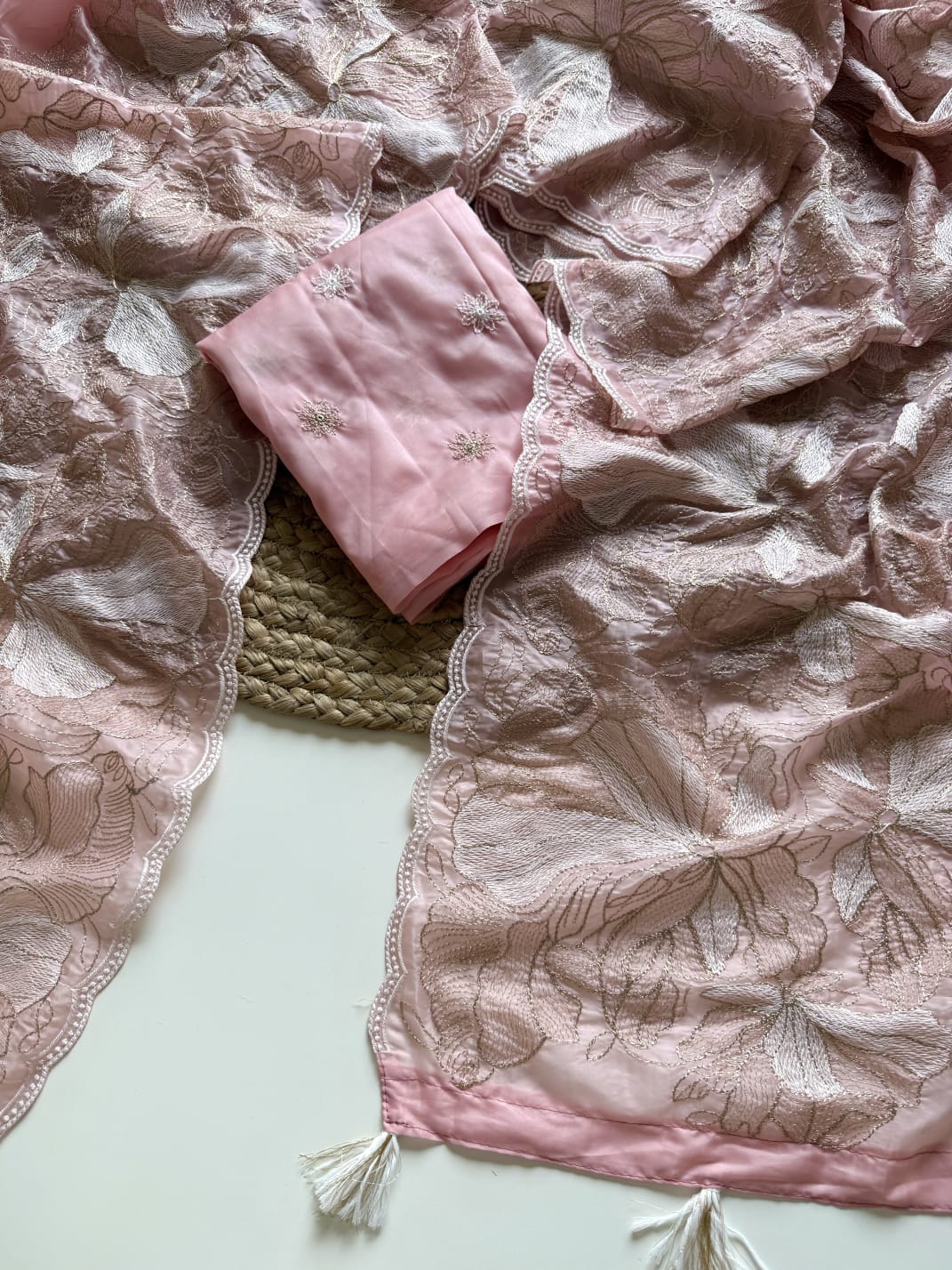 Crystal Tissue Saree