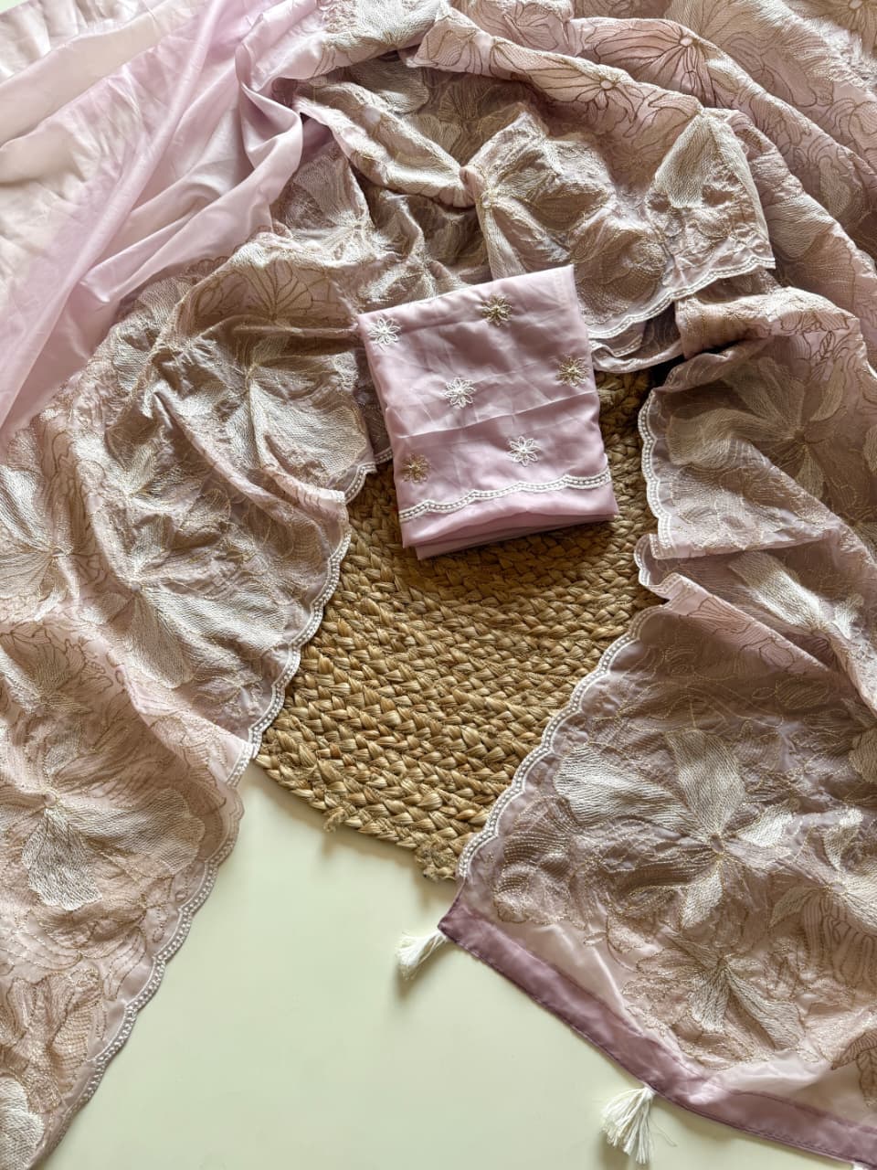 Crystal Tissue Saree