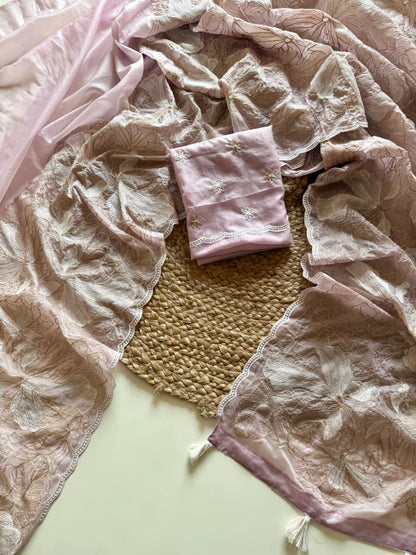Crystal Tissue Saree