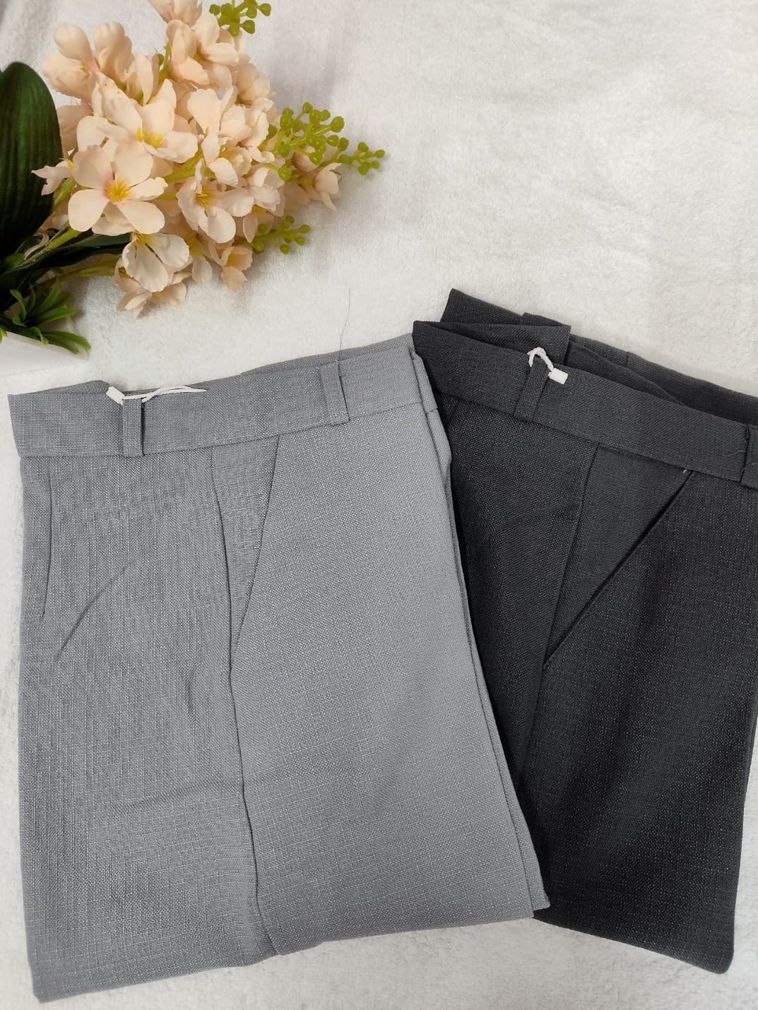 Korean straight fit pants