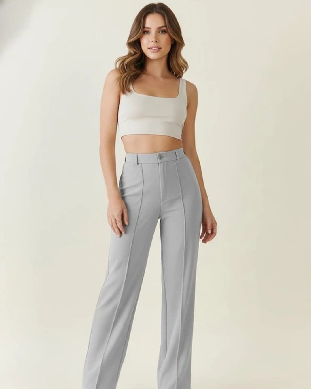Korean straight fit pants