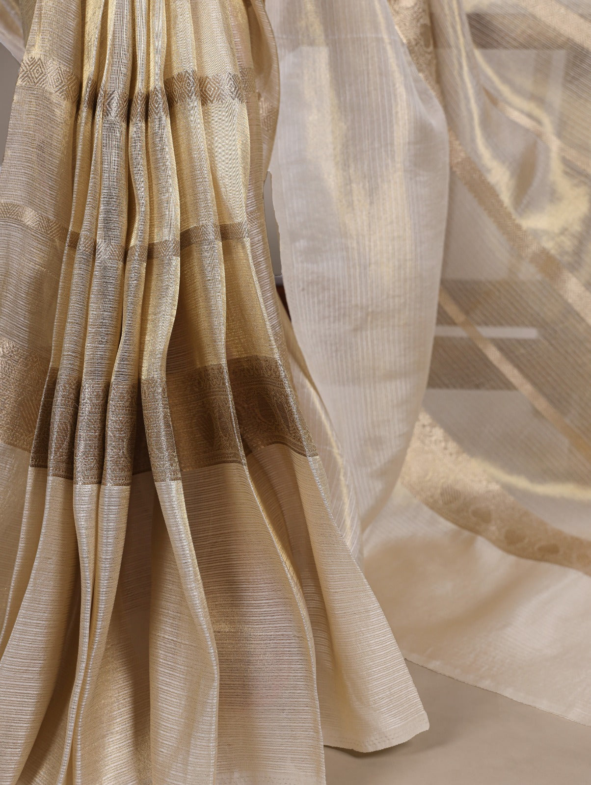 Gold Tissue Saree