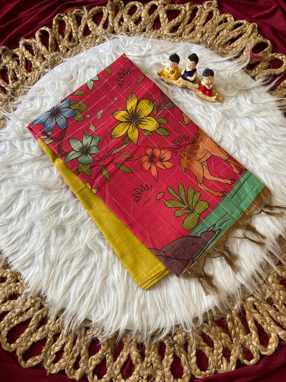 Semi Tussar Silk Saree