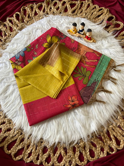Semi Tussar Silk Saree