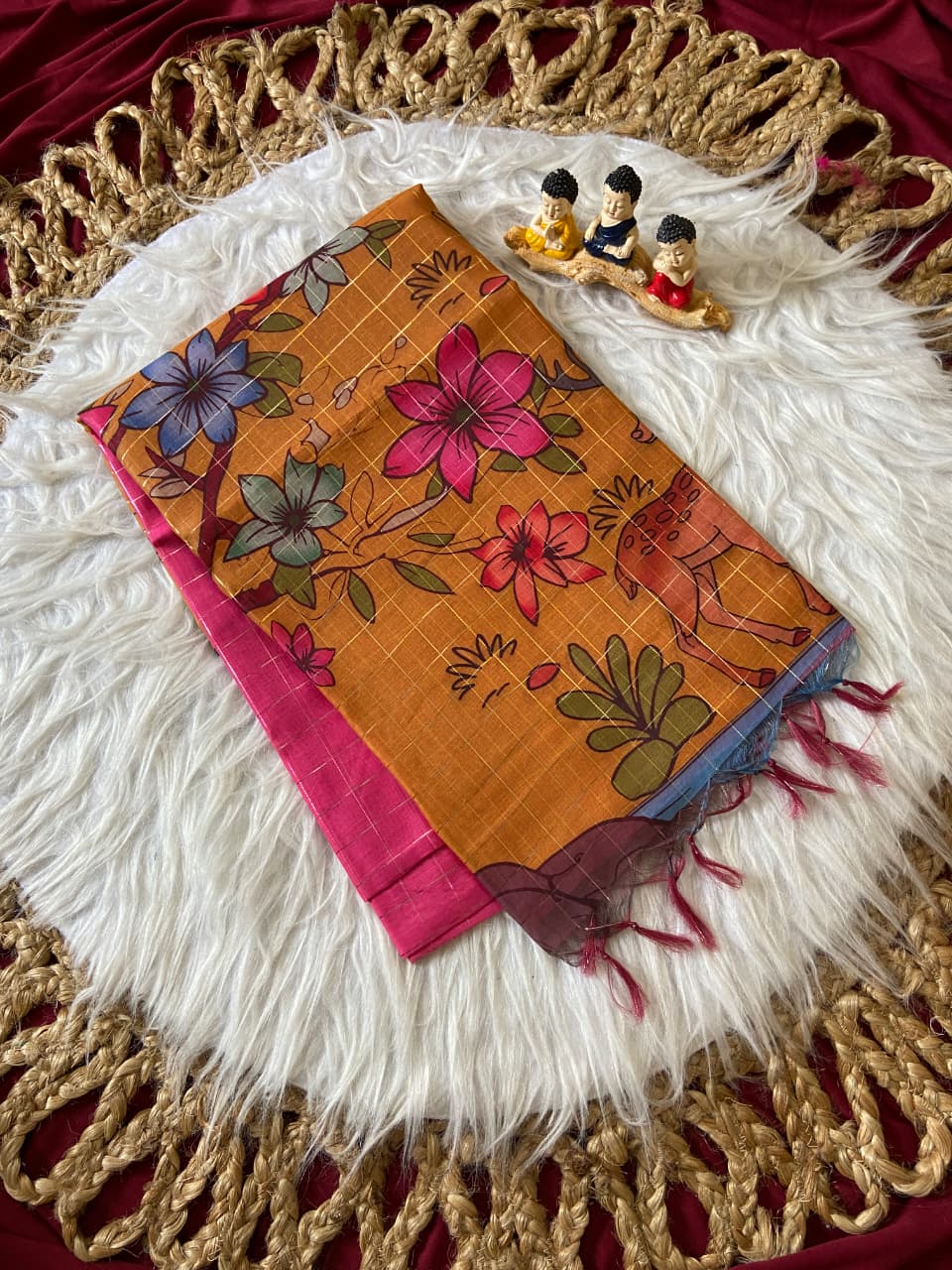 Semi Tussar Silk Saree