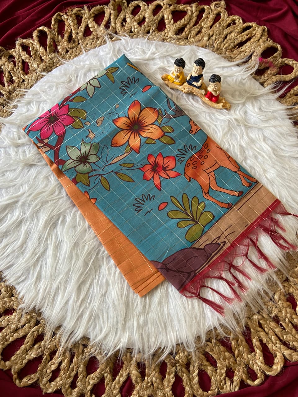 Semi Tussar Silk Saree