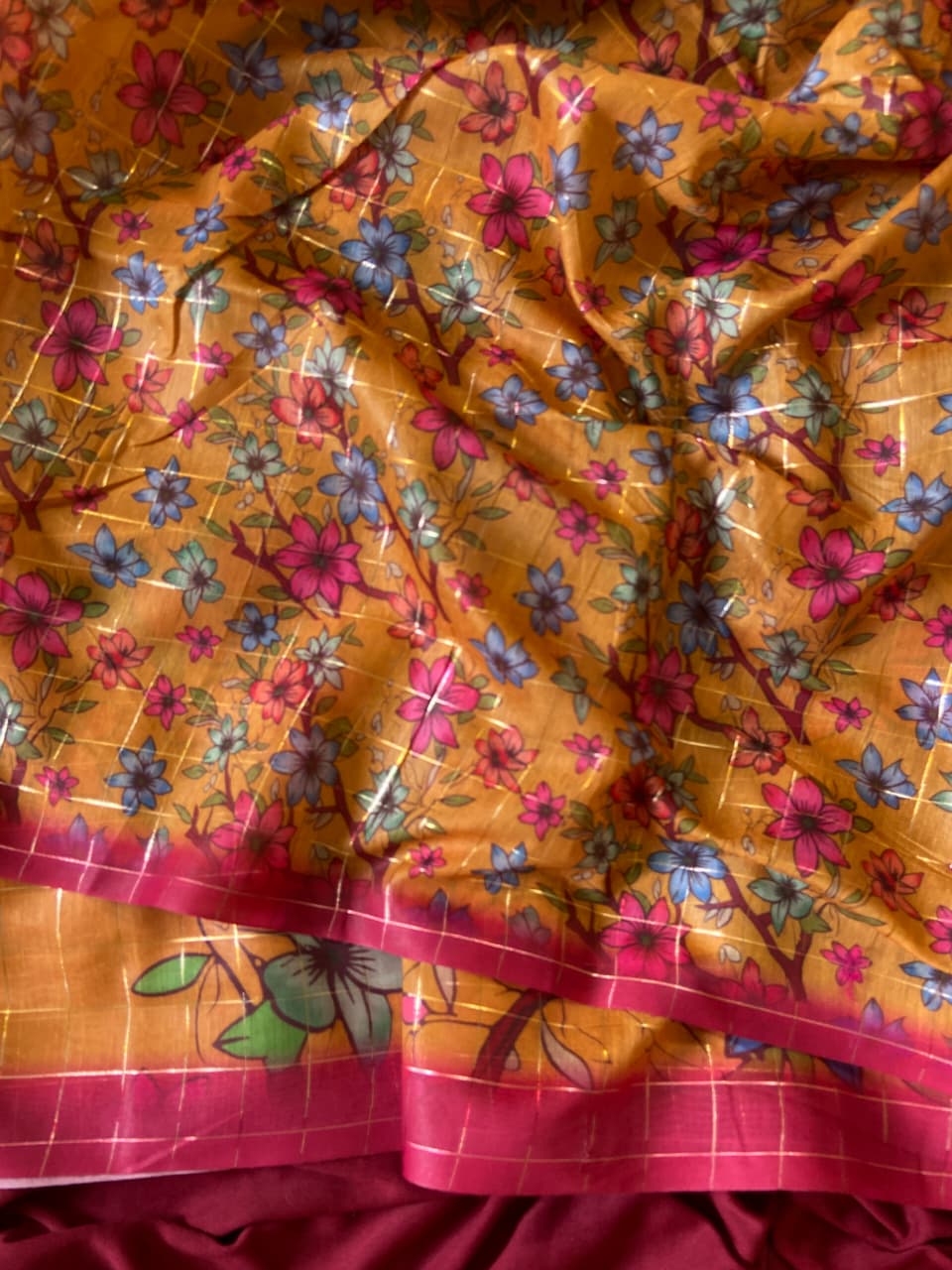 Semi Tussar Silk Saree