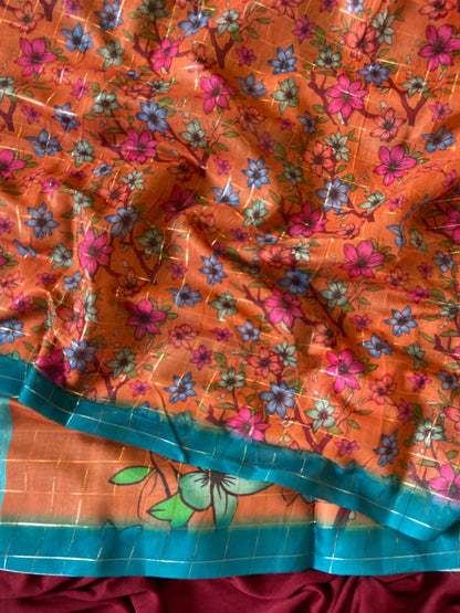 Semi Tussar Silk Saree