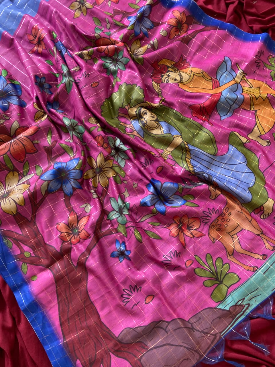 Semi Tussar Silk Saree