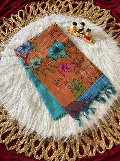 Semi Tussar Silk Saree