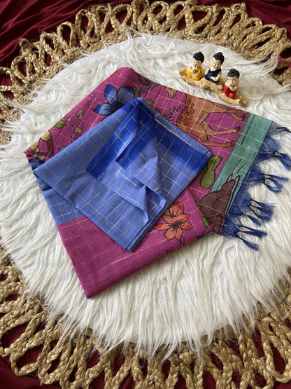 Semi Tussar Silk Saree