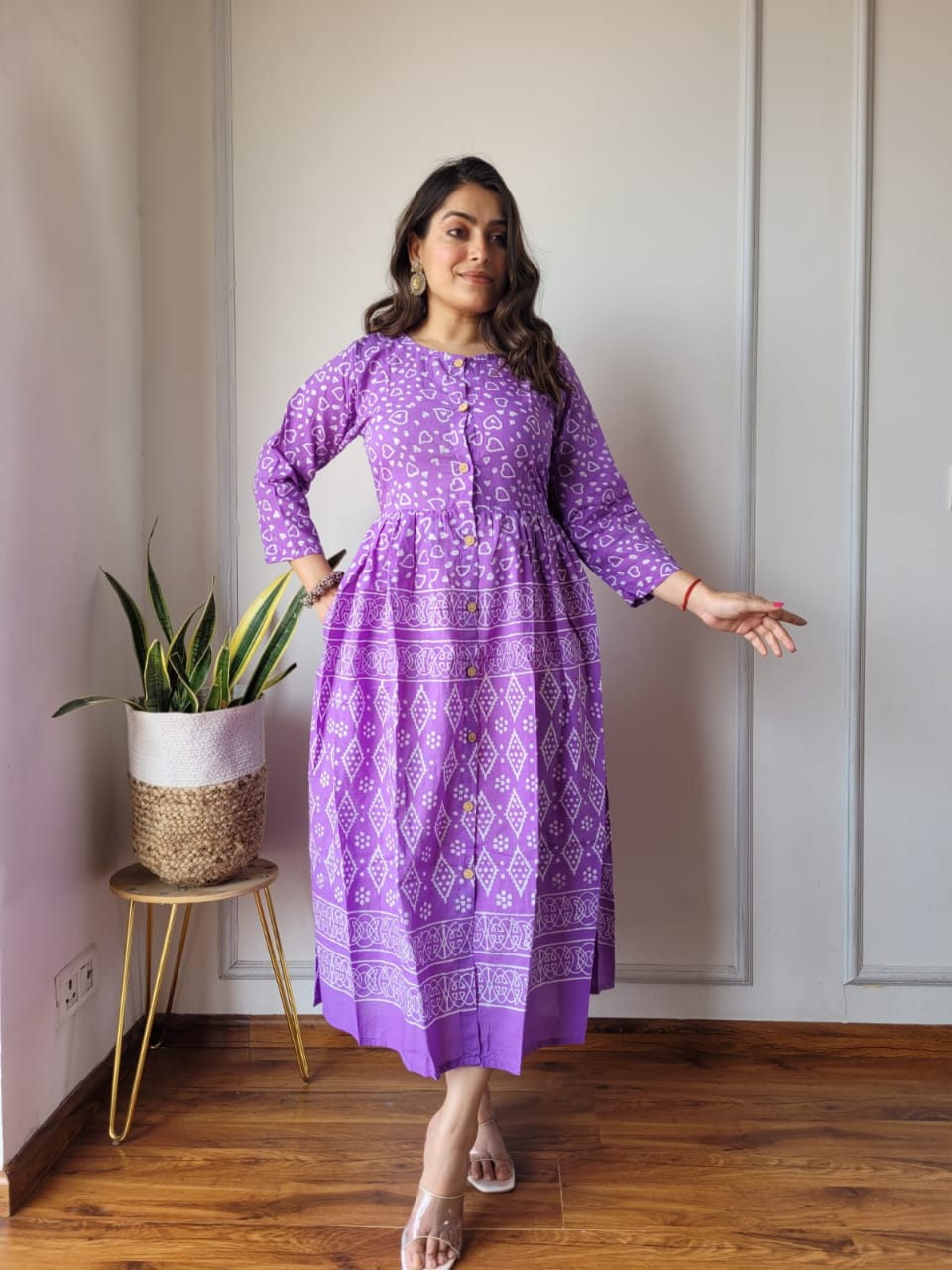 Bagru Hand Block Printed Cotton Peplum Top