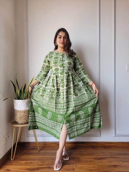 Bagru Hand Block Printed Cotton Peplum Top