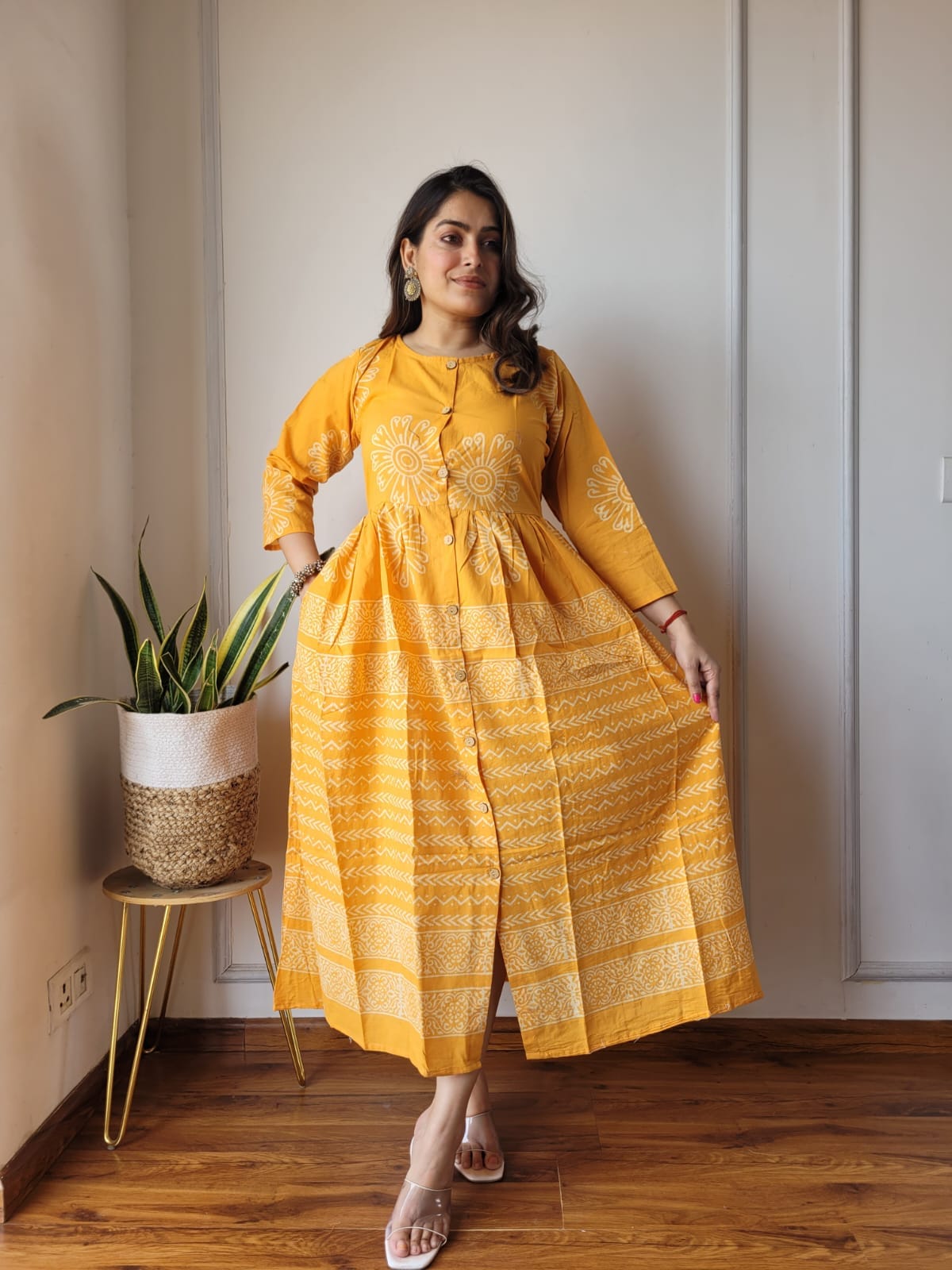 Bagru Hand Block Printed Cotton Peplum Top