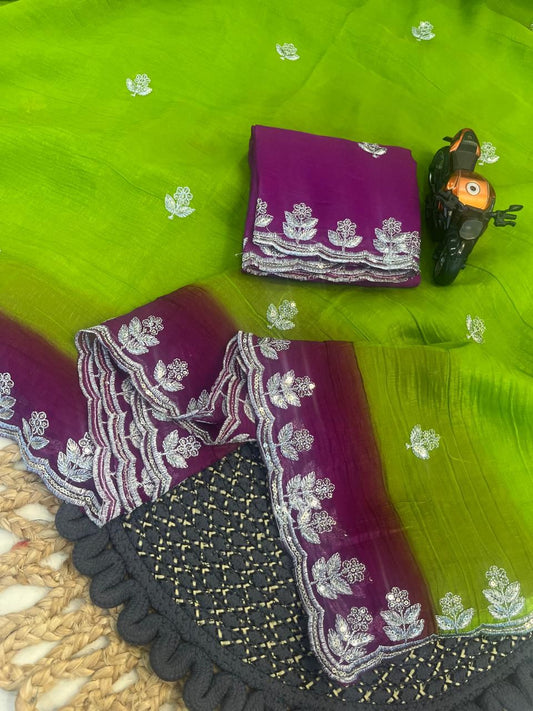 Crunchy Silk Saree