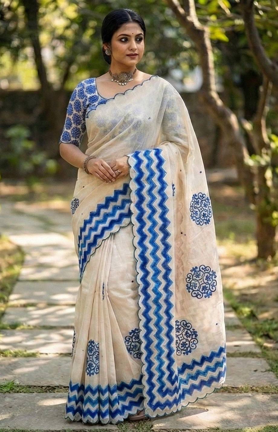 Simar Linen Saree