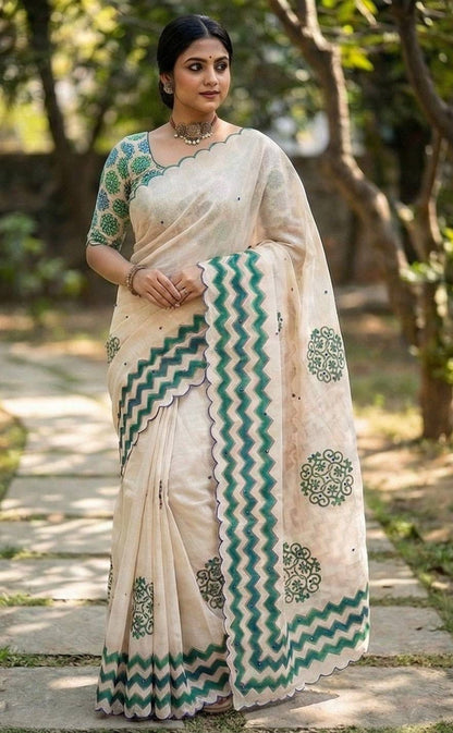 Simar Linen Saree