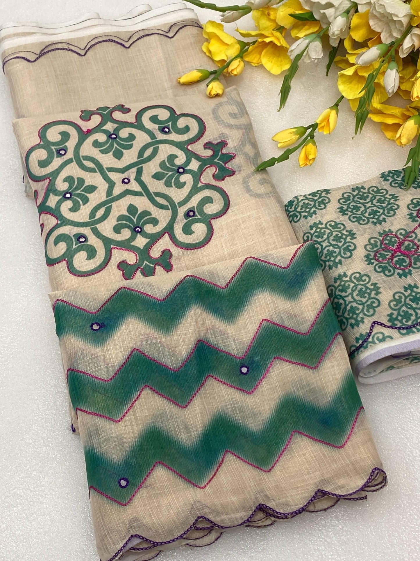 Simar Linen Saree