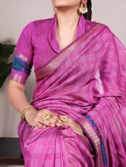 Slub Silk Saree