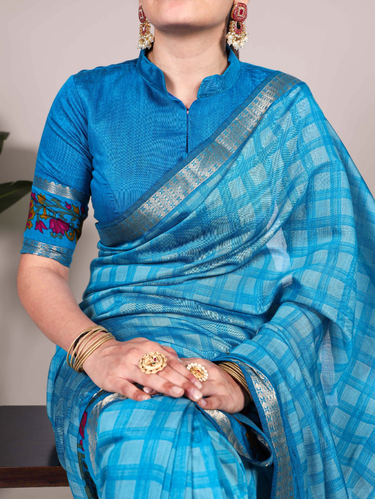 Slub Silk Saree