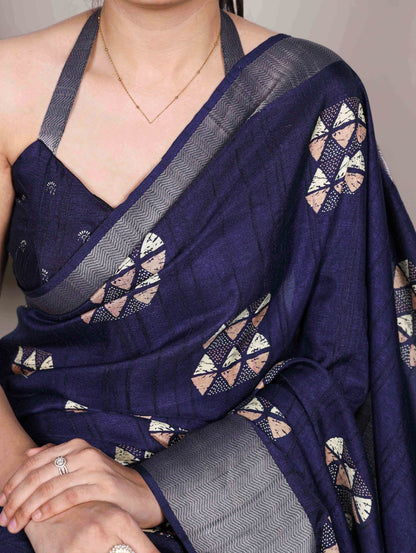 Slub Silk Saree