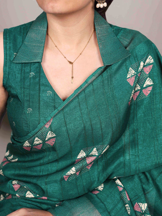 Slub Silk Saree