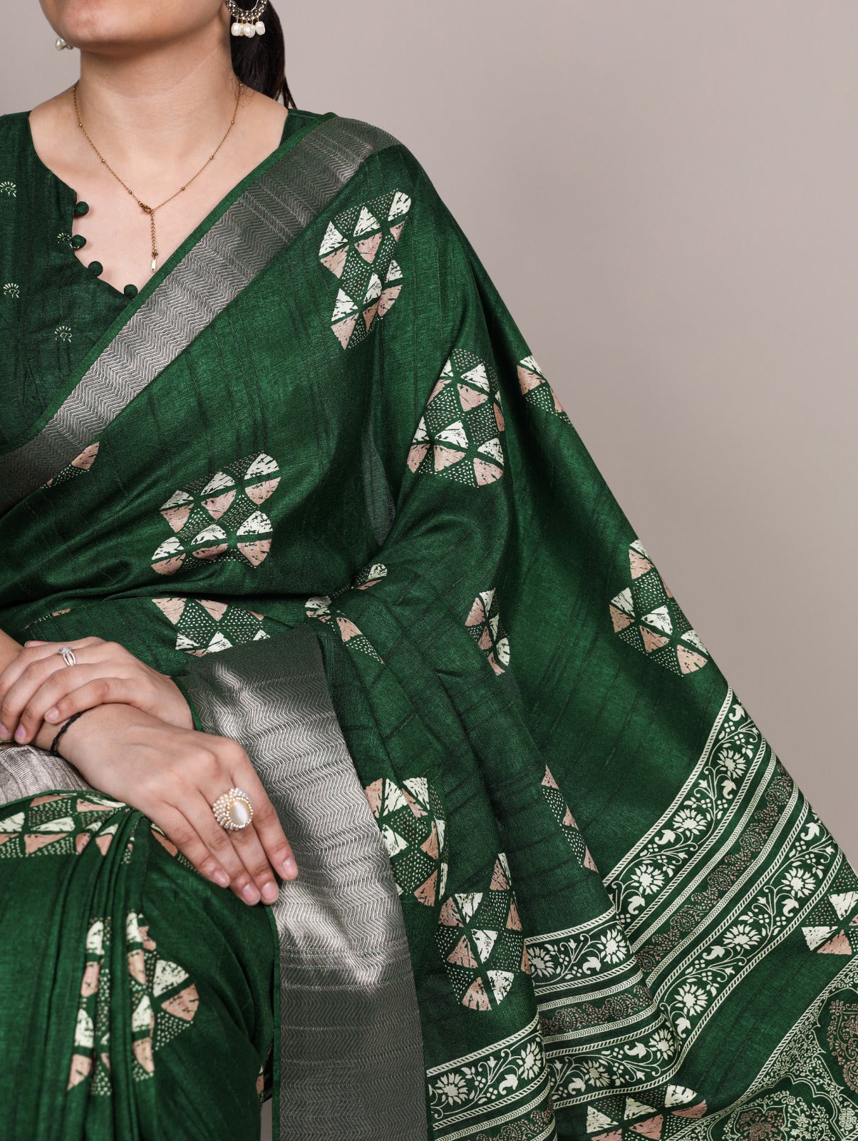 Slub Silk Saree