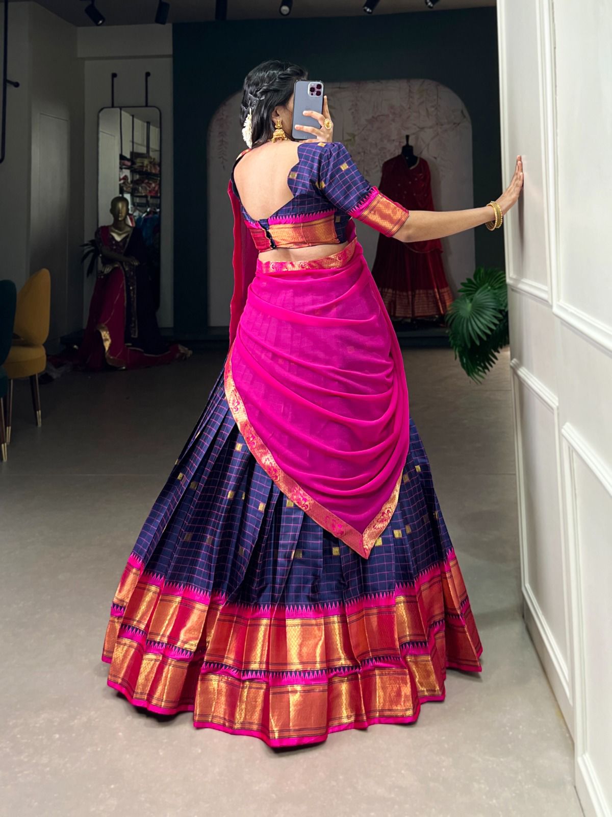 COTTON SILK LEHENGA