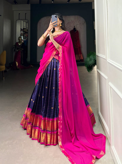 COTTON SILK LEHENGA