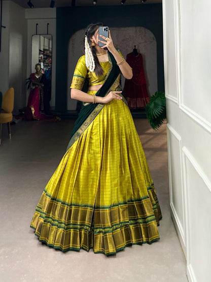 COTTON SILK LEHENGA