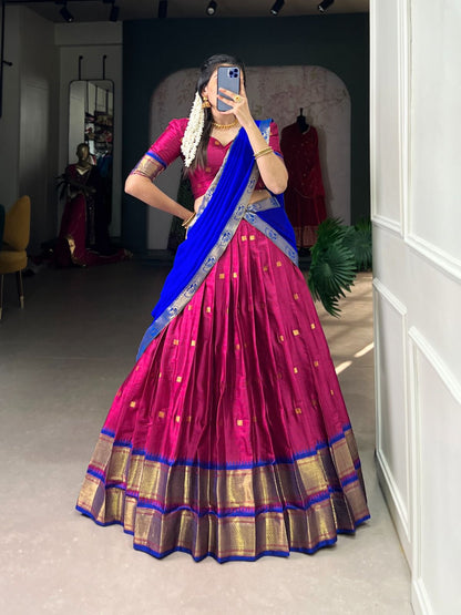 COTTON SILK LEHENGA