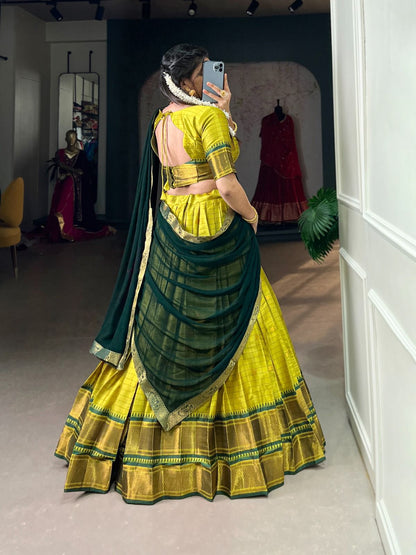 COTTON SILK LEHENGA
