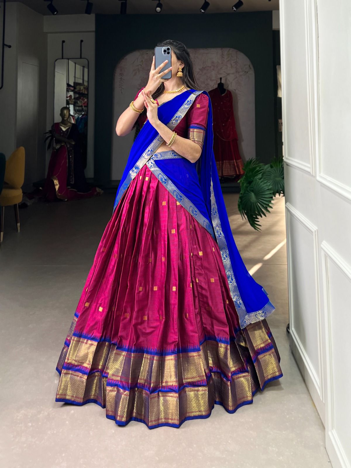 COTTON SILK LEHENGA