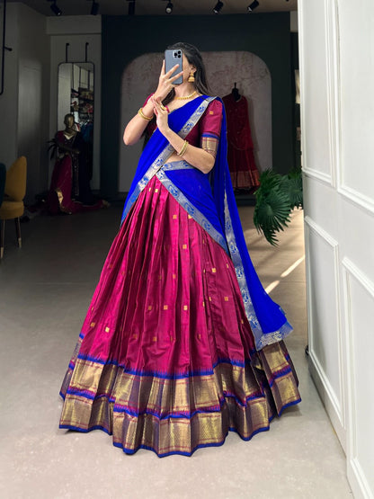 COTTON SILK LEHENGA