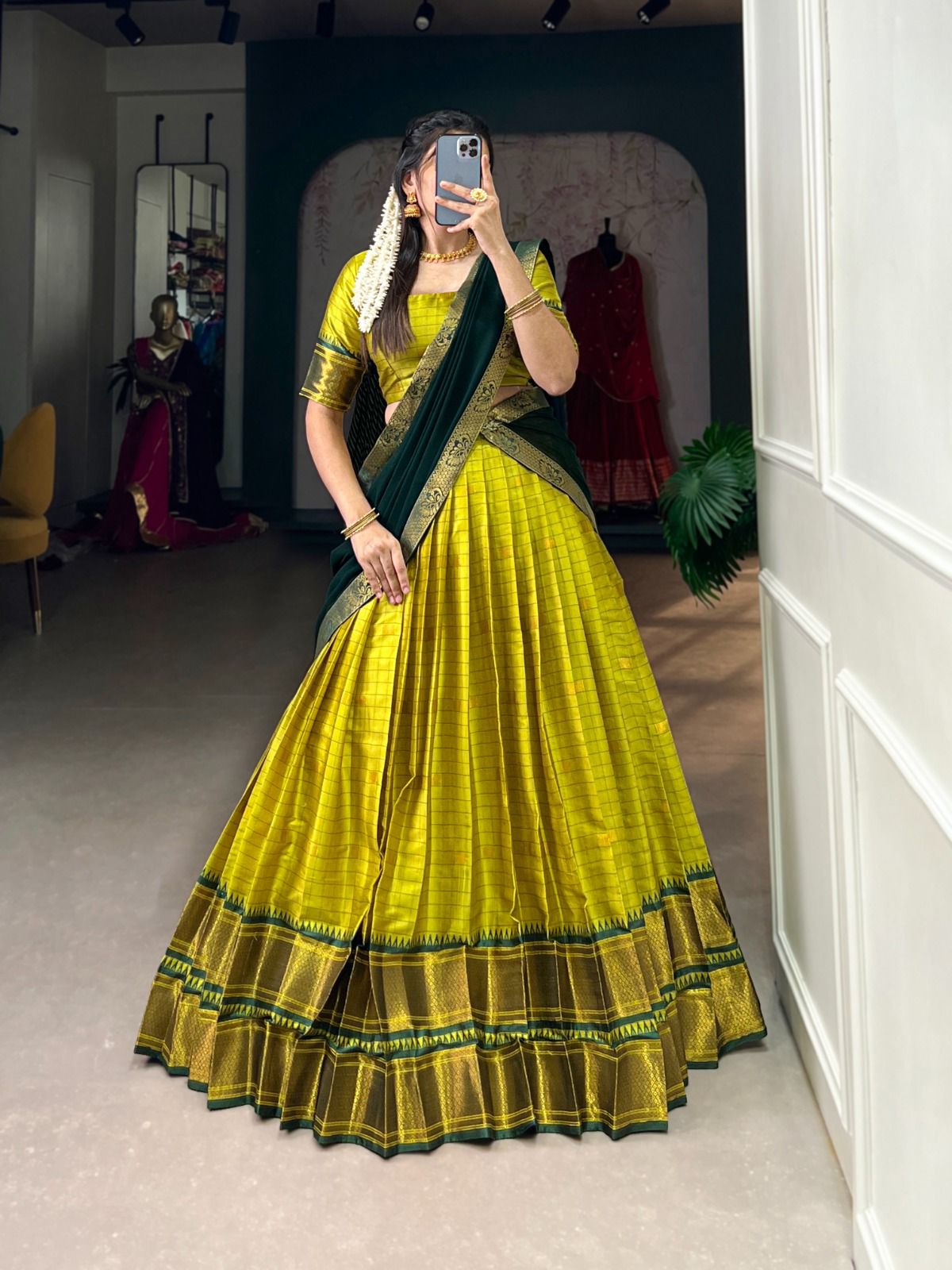 COTTON SILK LEHENGA