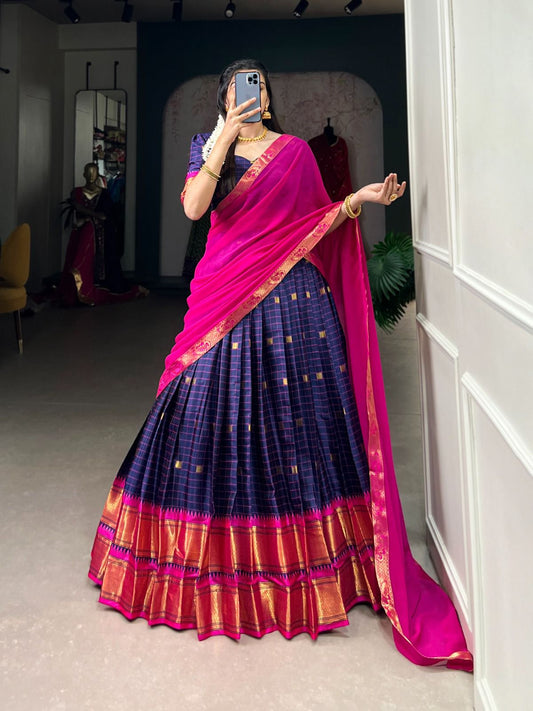 COTTON SILK LEHENGA