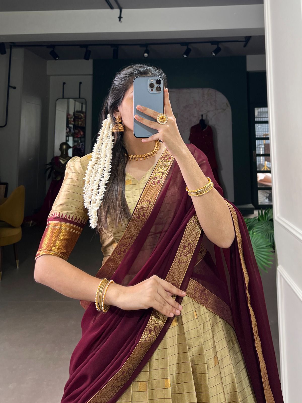 COTTON SILK LEHENGA