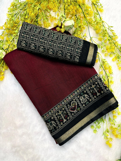 Mull Cotton Saree