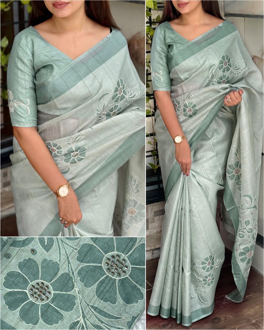 PREMIUM LENEN COTTON SAREE