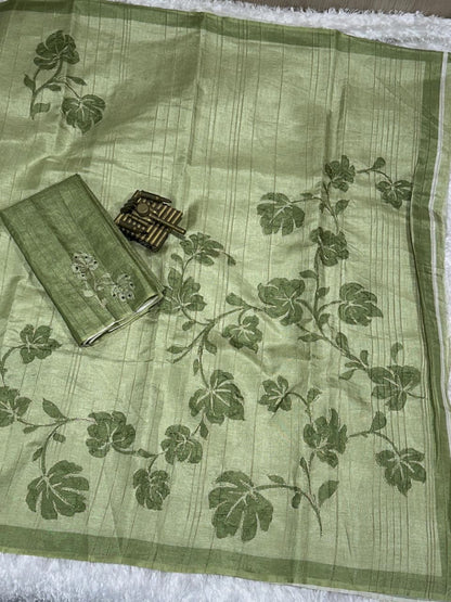PREMIUM LENEN COTTON SAREE