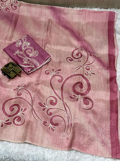 PREMIUM LENEN COTTON SAREE