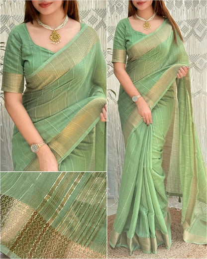 Solid Colored Causal Wear Saree
